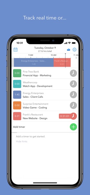 hours time tracking on the app store