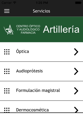 Farmacia Óptica Artillería screenshot 3
