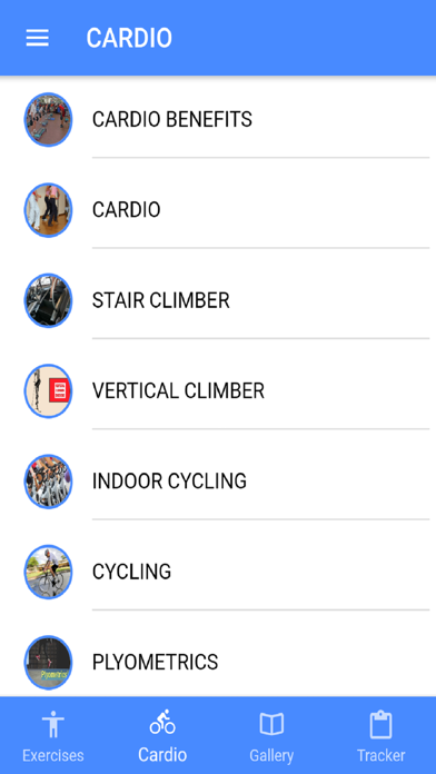 GYMFIT - Tracker & Trainer screenshot 2