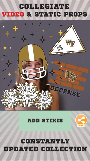 Wake Forest Demon Deacons Animated Selfie Stickers(圖2)-速報App