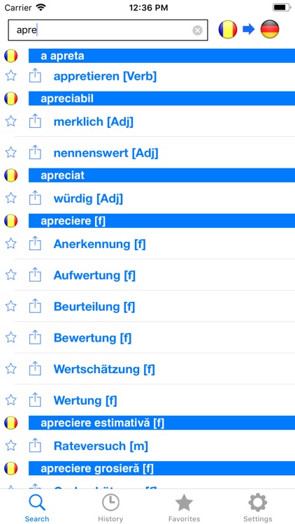 German Romanian Dictionary