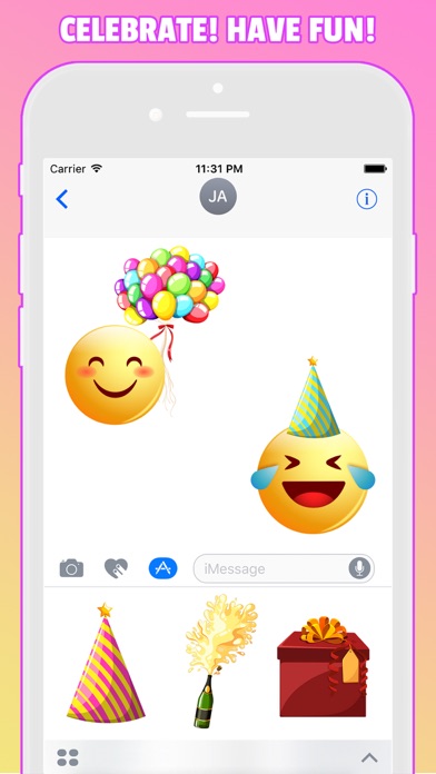 CelebraMoji - Birthday Emojis screenshot 2