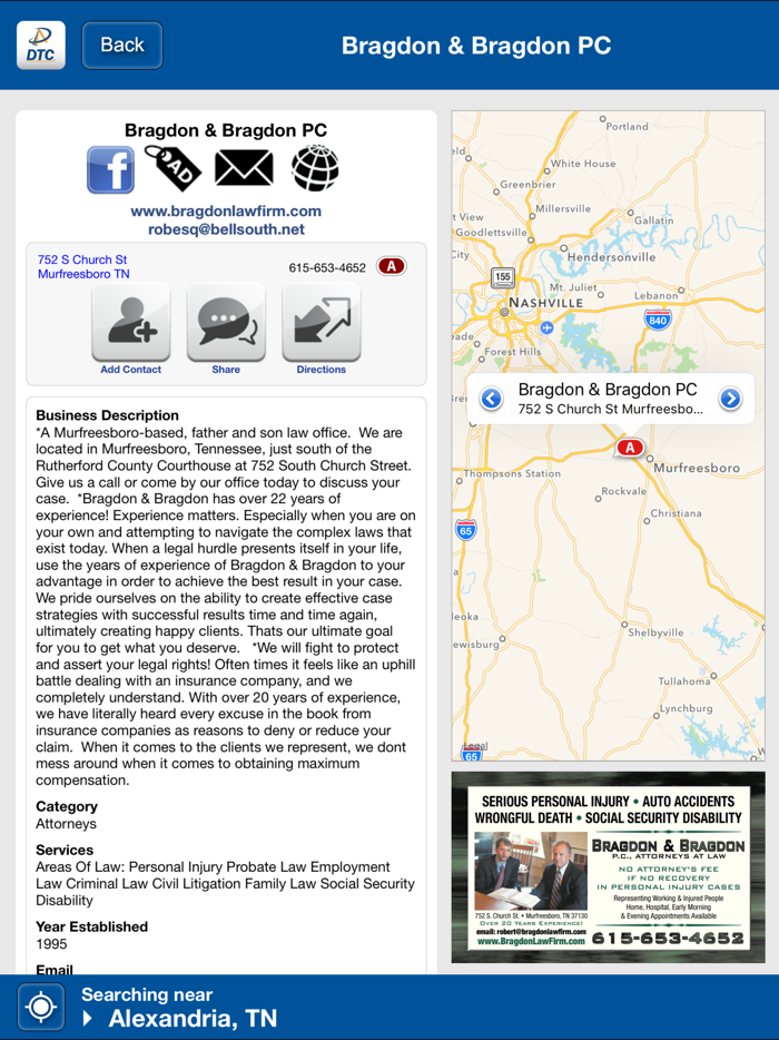 DTC Communications Directory