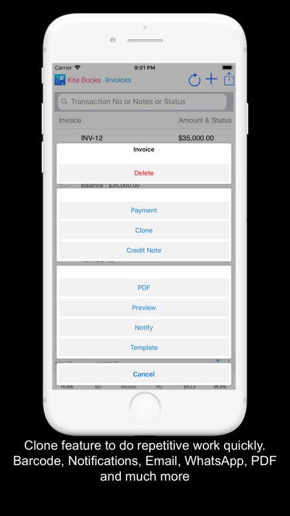 Kite Books Invoice Inventory screenshot-8