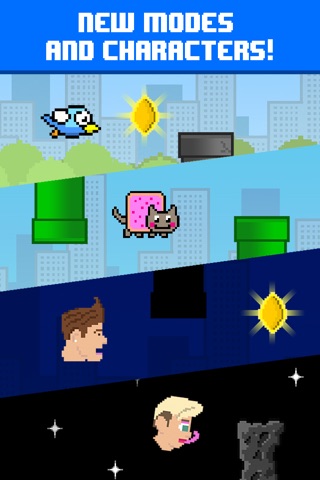 Blue Bird 2 Flappy Resurrect screenshot 2