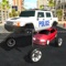 Elevated Car Driving Sim: LA Police Cars Chase is a warning call for criminals, prisoners and suspicious minorities & gangster town; as Policeman are all geared up in their police cars to chase the outlaws & bad guys with the futuristic elevated car polis hummer