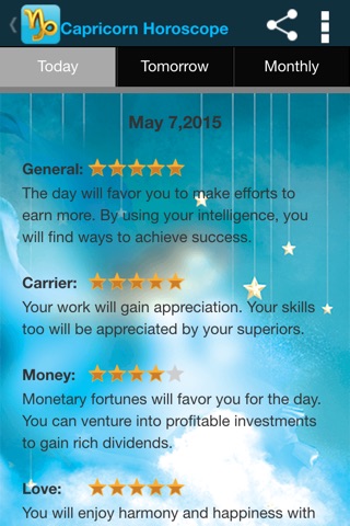 Capricorn Horoscope screenshot 2