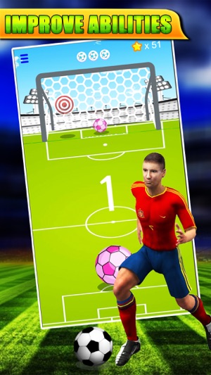 Flip Football Soccer Game