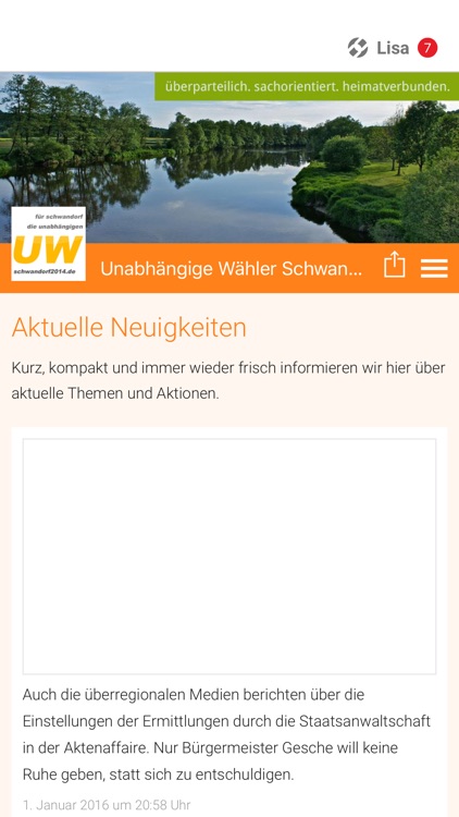 Unabhängige Wähler Schwandorf