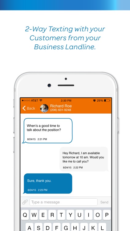 AT&T Landline Texting