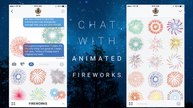 Animated Fireworks Sticker App(圖3)-速報App