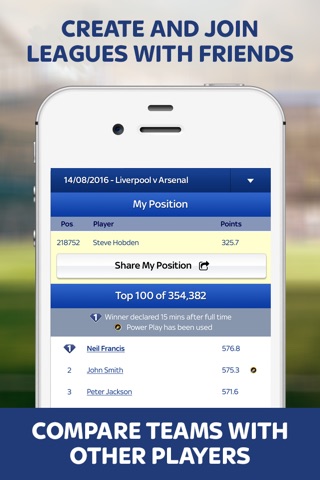 Sky Sports Fantasy Six-a-Side screenshot 4