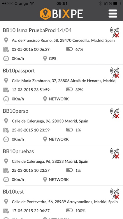 Bixpe GPS Tracking screenshot-3