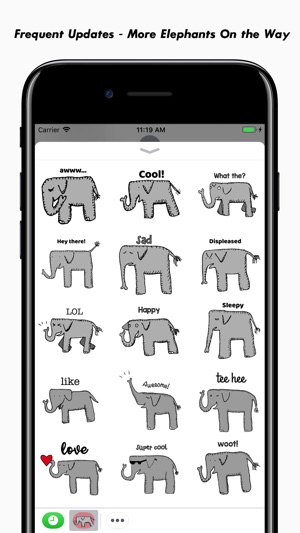 Happy Elephant Stickers(圖2)-速報App