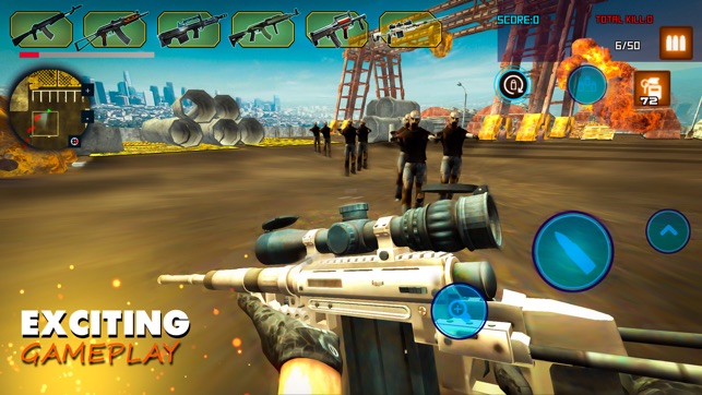 3D Zombie Bio Infection Highway Shooter Pro(圖1)-速報App