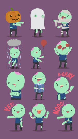 Cute Zombie Stickers(圖2)-速報App