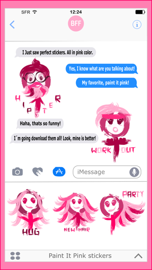 Paint It Pink - Stickers pack