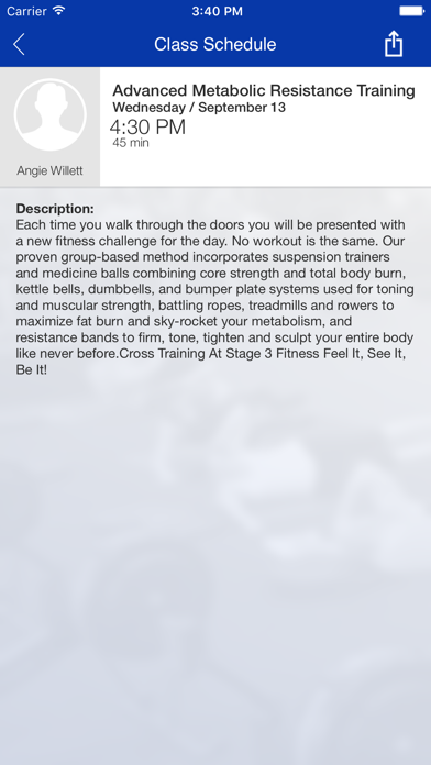 Stage 3 Fitness screenshot 4