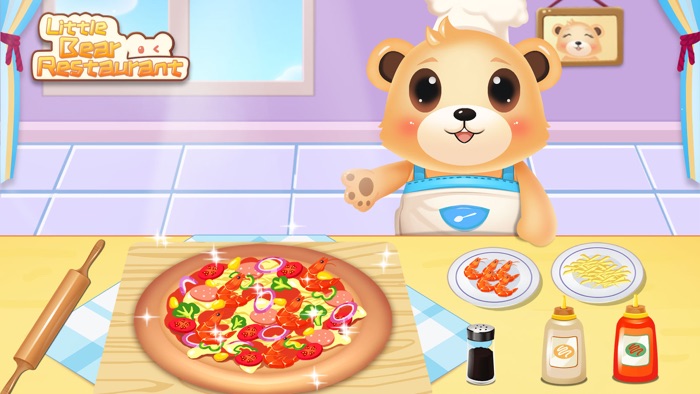 小熊歡樂餐廳-開心的美食烹飪遊戲