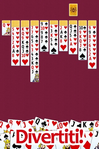 Spider solitaire - classic popular game screenshot 3
