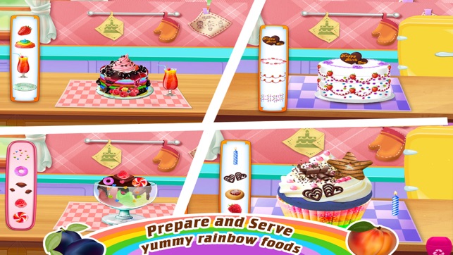 Rainbow Desserts Cooking Shop!(圖3)-速報App