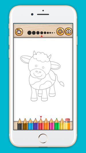 Farm Animals coloring book for kids 2(圖3)-速報App