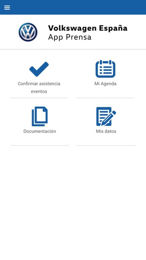 Volkswagen Prensa App