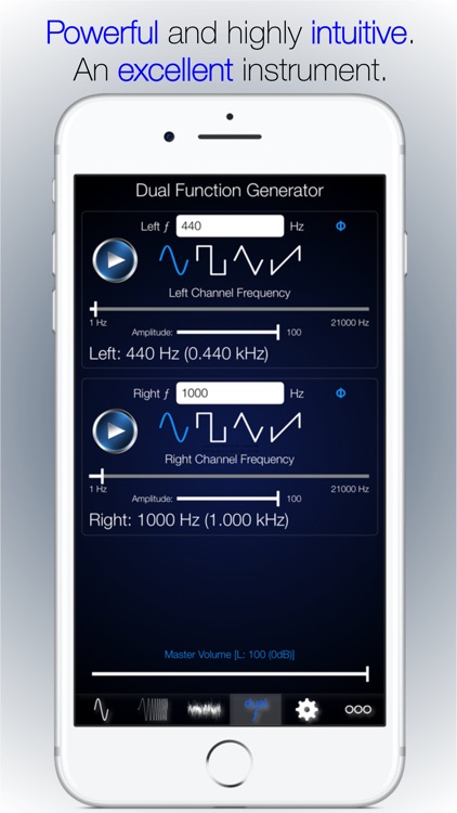 Audio Signal Generator including Sweeps & Noise screenshot-3