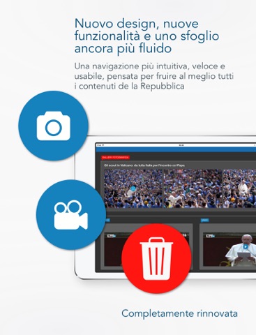 la Repubblica - news online screenshot 3