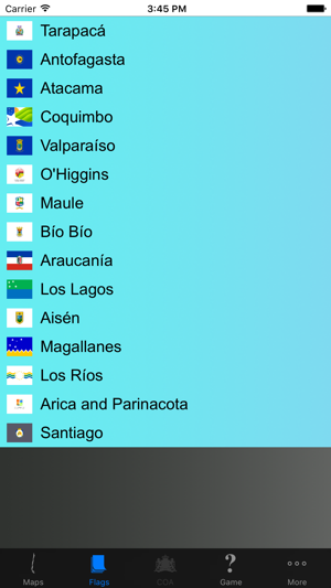 Chile Region Maps, Flags & Capitals(圖4)-速報App