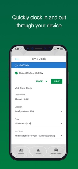 Paycom app screenshot