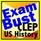 Choose from: CLEP Exam JUMBLE, CLEP Exam REVIEW, and CLEP Exam QUIZ