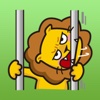 Baby Lion In The Zoo Sticker