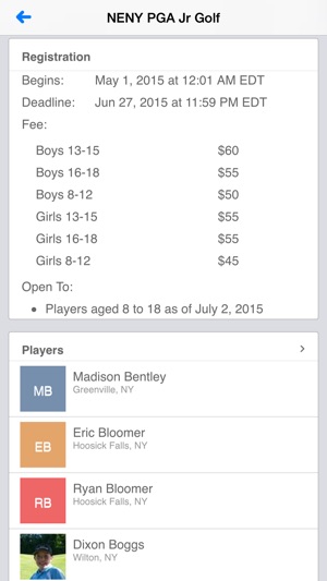 NE NY PGA Junior Golf(圖2)-速報App