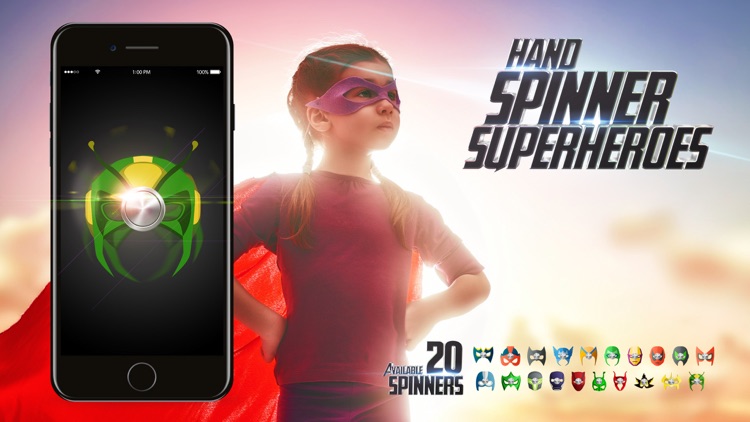 Hand spinner superheroes