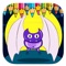 Bat Coloring Page Game For Kids