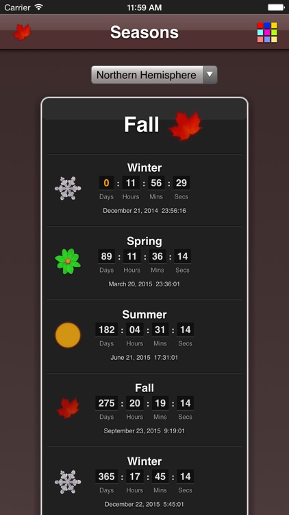 Seasons App screenshot-3