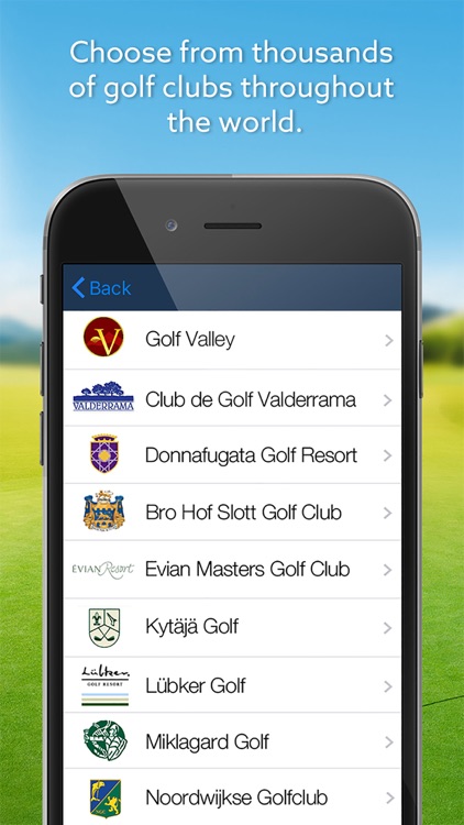 Expert Golf – Score Card