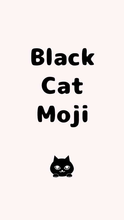 Blackcat Moji Kawaii emoji