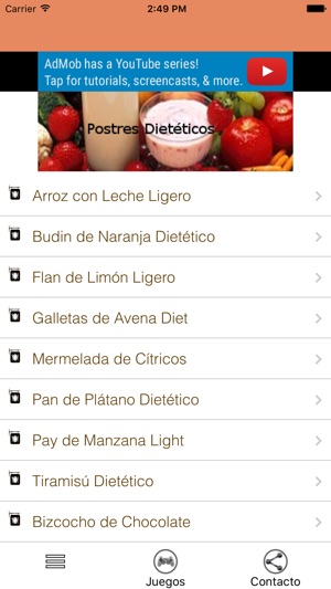 Recetas de Postres Dietéticos(圖2)-速報App