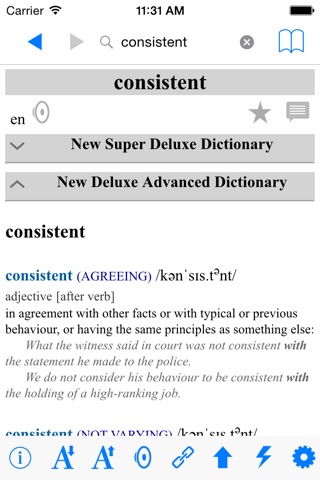 New English Advanced Super Deluxe Dictionary screenshot 3