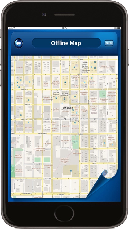 San Diego California - Offline Maps Navigator