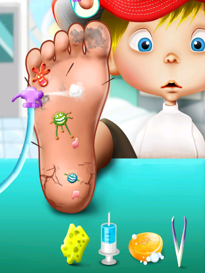 Kids Foot Doctor  Kids Games  doctor games