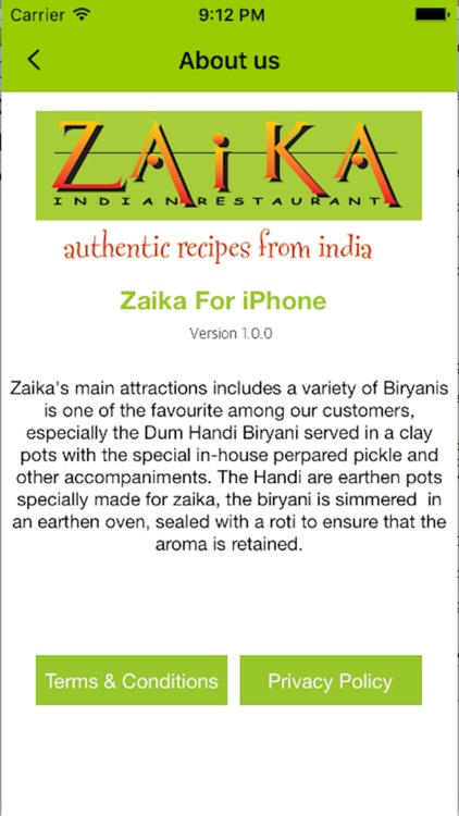 Zaika Indian Restaurant screenshot-3