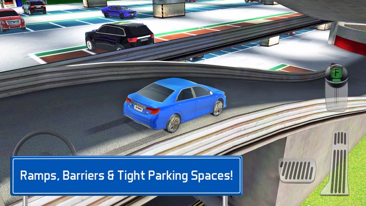 Multi Level 7 Car Parking Garage Park Training Lot