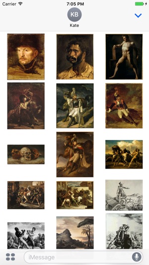 Theodore Gericault Artworks Stickers