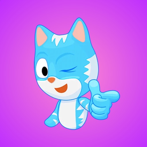 Many Colorful Kittens Stickers icon