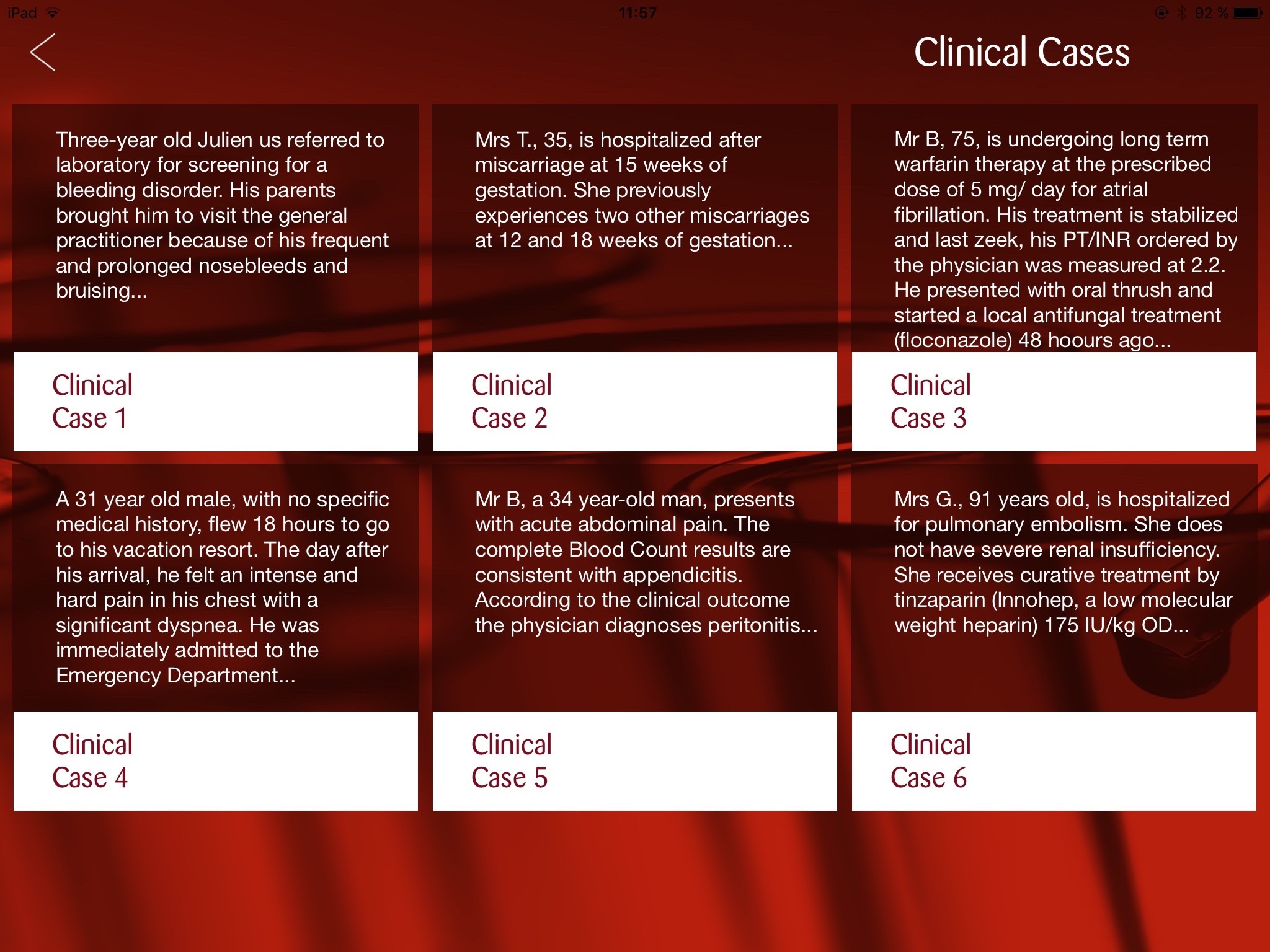 iHemostasis screenshot 4