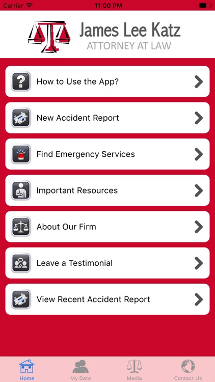 James Lee Katz Accident App