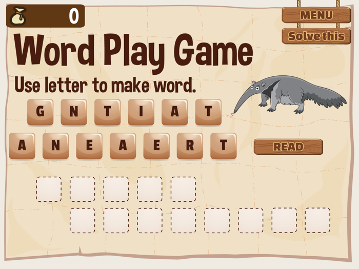 Word Play Amazon Animal